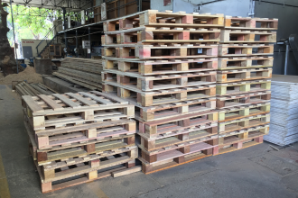 Rubberwood Pallet